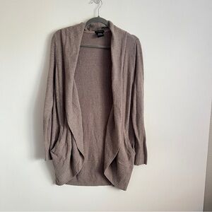 Max & Mia Open Front Cardigan Sweater Size Large The Essential Travel Stretch